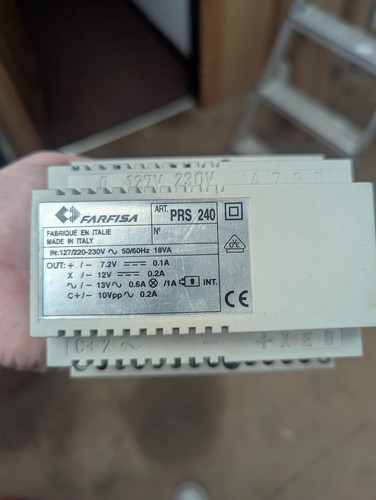 Prs240farfisa power supply for - power,