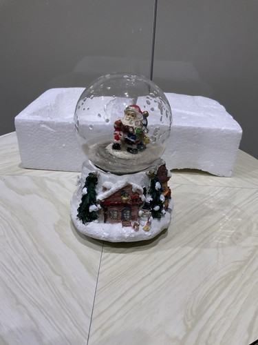 Christmas themed snow globe - snow,