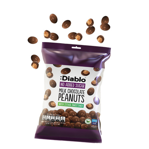 Diablo milk chocolate peanuts - chocolate,