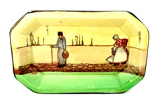 ROYAL DOULTON SERIESWARE ANTIQUE TRINKET TRAY - DUTCH A HARLEM D1886