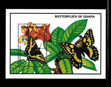 Ghana 1992 - Papillo Demodocus Butterfly - Souvenir Stamp Sheet Scott #1452 MNH