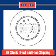 2x Brake Discs Solid For Mercedes Sprinter 5-t 514 CDi 4x4 Borg Rear 9064230012