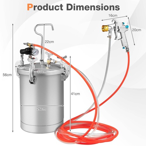 15l paint tank - pressure,