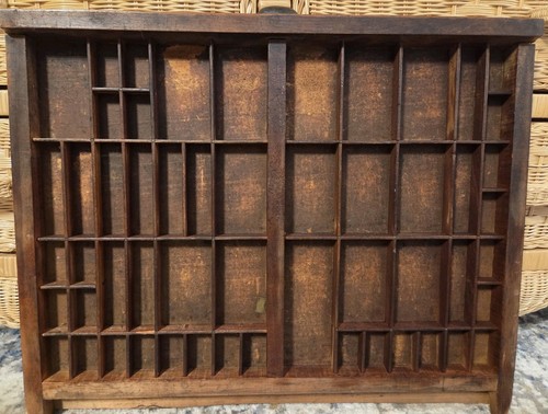 Antique wooden printer - antique,