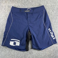 No Gi Volt 2.0 Fight Shorts Men's 34 x 9 Blue MMA Grappling BJJ