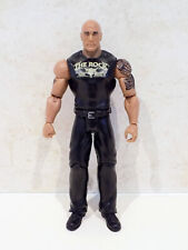 WWE THE ROCK MATTEL BASIC 68 B WRESTLING FIGURE WWF WRESTLER TEAM BRING IT SHIRT