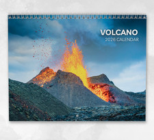 Volcano Calendar 2026: Monthly