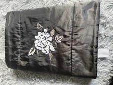 Beautiful Black Bed Runner