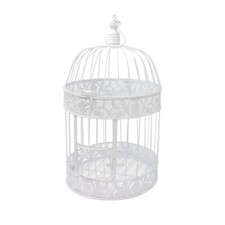 White Decorative Bird Cage