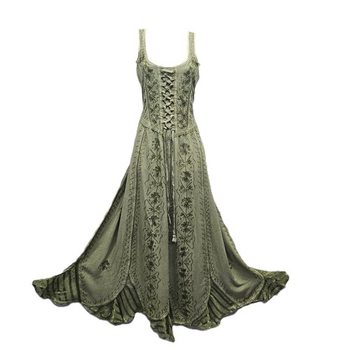 Maxi gothic dress - maxi, corset