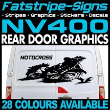 to fit NISSAN NV400 MOTOCROSS RACE BIKE MX CAMPER VAN STICKERS GRAPHICS DECALS