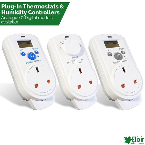 Plug thermostats humidity - in,