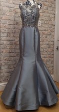 Beautiful Silver Prom Dress