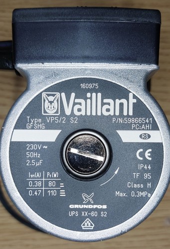 Vaillant grundfoss pump 160977 - grundfoss,