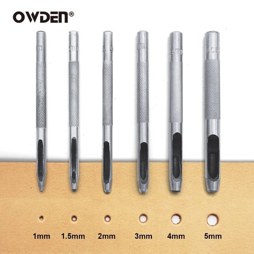 6pcs leather hole - hole, punch