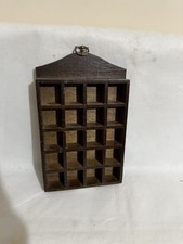 Thimble Display Case Wooden