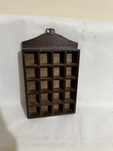 Thimble display case - thimble, wooden