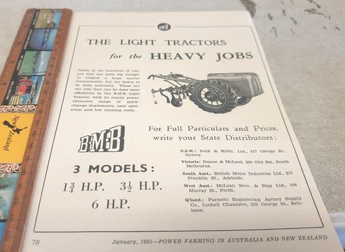 1951 bmb light tractor - bmb,
