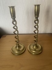 Pair of Vintage Open Barley