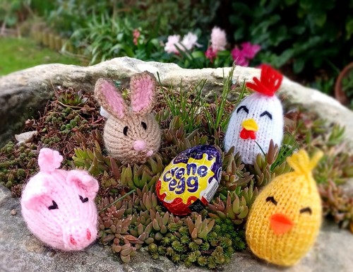 Knitting pattern farm - farm, yard
