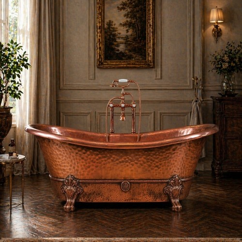 Heavy solid copper bathtub - heavy,