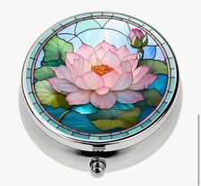 Pink Lotus Flower Design Metal