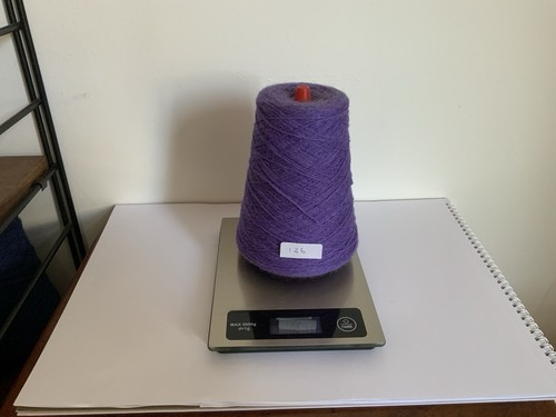 Purple ply shetland yarn - purple,