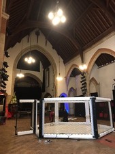 MMA CAGE HEXAGON - 16ft with 40mm matting 