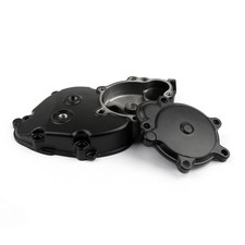 Engine Starter Case Crankcase Cover Fit For Kawasaki Ninja ZX10R 06-10 Black