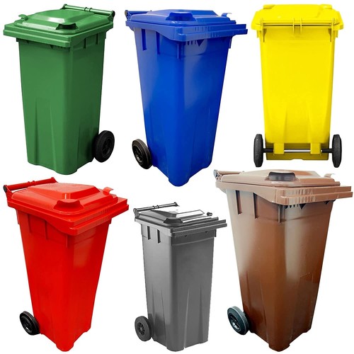 140l litre plastic wheelie - litre,
