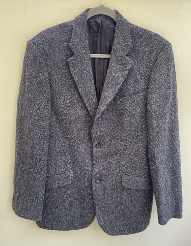 Harris tweed grey - grey, wool