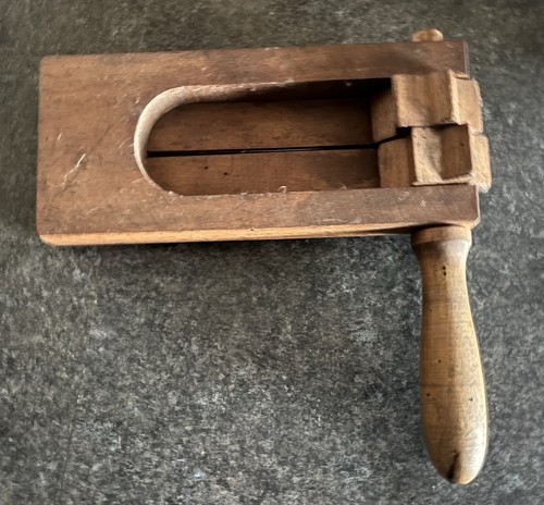 Vintage wooden rattle clacker - vintage,