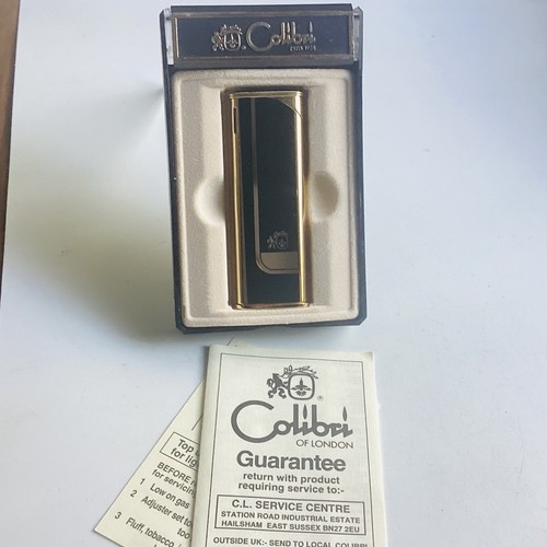 Vintage colibri gas lighter - colibri,