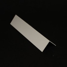 White or Chrome PVC Cladding Trim 90 Degree Rigid Angle 25mm x 25mm x 2.4m