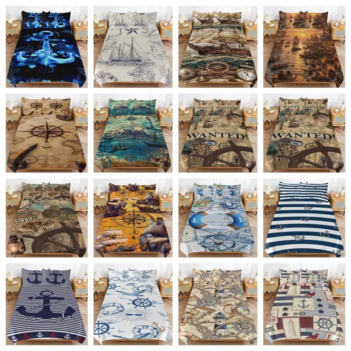 Vintage nautical pirate - nautical, quilt