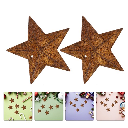 Pcs rustic star ornament - 40,