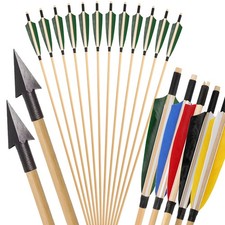 32" Archery Wooden Arrows