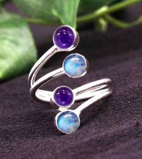 Moonstone Amethyst 925