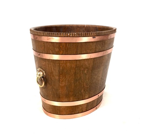 Antique wooden oak copper - oak,