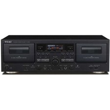 Teac W1200 Twin Cassette Deck with Microphone Mixing & USB Output 2 Yr Warranty