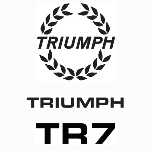 Triumph tr7 transfer sticker - triumph,