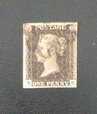PENNY BLACK 1840 QV GB SG.1 1d