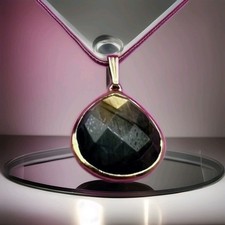 Large 9ct Gold Labradorite