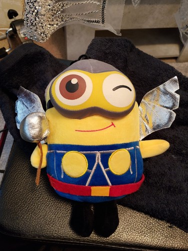 Minion plush dressed thor - dressed,