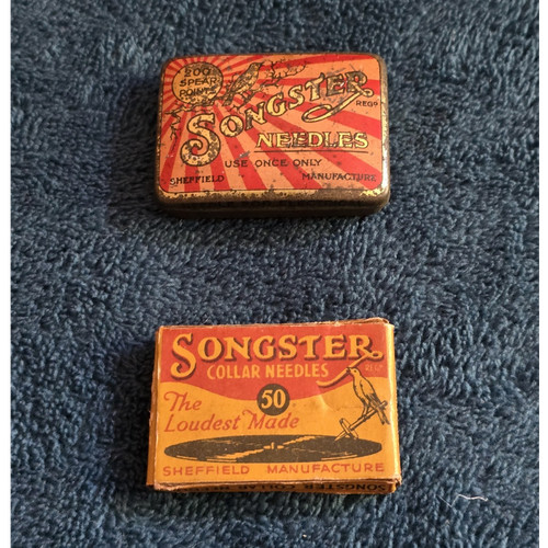 Songster gramophone needles - gramophone,