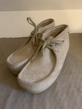 Men's Clarks Originals WALLABEE Boot Sand Suede Lace Up Stinson HI 9M