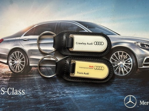 Two genuine audi keyrings - two,