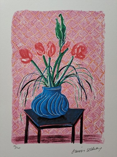 David hockney signed - signed,