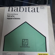 Habitat Square Storage Boxes