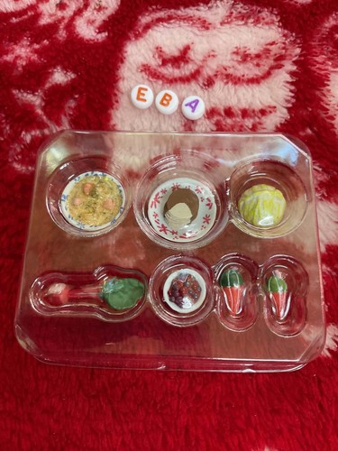 Vintage dolls house food - dolls, set